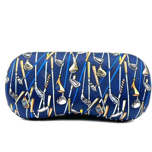 Nicole Miller VINTAGE Eyeglass Sunglass Case - Golf Theme. - Picture 1 of 6